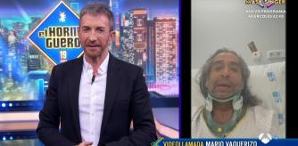Mario Vaquerizo entró en directo en 'El Hormiguero' para dar el último parte sobre su accidente.
