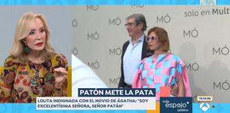 Carmen Lomana no tiene pelos en la lengua al referirse a José Manuel Díaz-Patón.