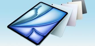 Gama de colores del nuevo iPad Air con el chip M3