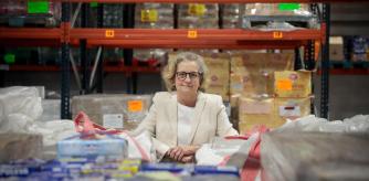 foto GORKA URRESOLA ELVIRA 24/07/2025 Reportaje del Banco de los Alimentos más allá del gran recapto. Retratos a la presidenta Elisabet Viladomiu.