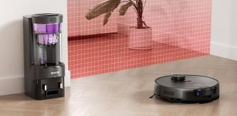 El robot limpiado el comedor de un piso