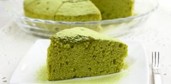 Bizcocho de té matcha