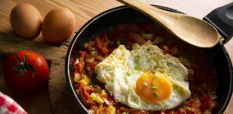 Pisto con huevo