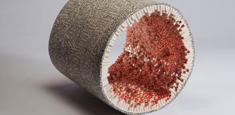 Artèria il·lustrada,obra de porcelana de 2016 de Jordi Marcet i Rosa Vila-Abadal