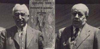 Niceto Alcalá-Zamora y Manuel Azaña, tras la victoria del Frente Popular