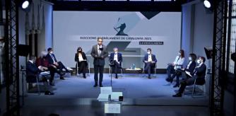 Los candidatos a la presidencia de la Generalitat de Catalunya exponen sus proyectos en el debate organizado por Guyana Guardian