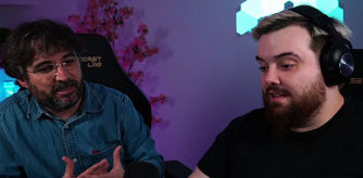 Jordi Évole e Ibai Llanos en una retransmisión de Twitch