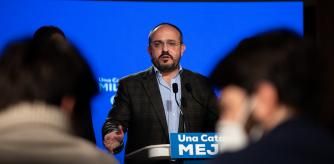 El presidente del Partido Popular en Catalunya, Alejandro Fernández