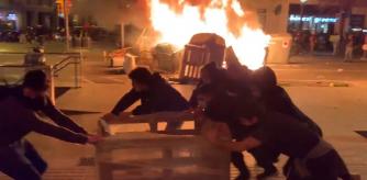 Segunda noche consecutiva de disturbios en las protestas por Pablo Hasél