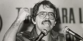 Daniel Ortega, tras el triunfo del Frente Sandinista de Liberación Popular