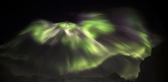 Aurora boreal en Canadá