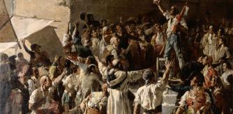 Cuadro de Joaquín Sorolla que ilustra el alzamiento del pueblo valenciano contra la invasión francesa.