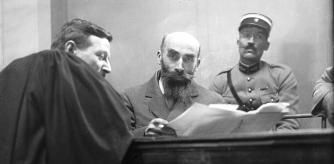 Landru durante el proceso.