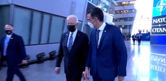 Breve encuentro entre Biden y Sánchez