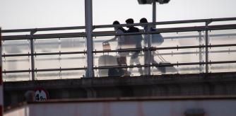 Atraque exprés del 'barco burbuja' en Valencia