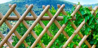 Celosías y vallas para el jardín.