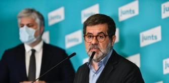 El secretario general de Junts, Jordi Sànchez, y el presidente de Junts en el Parlament, Albert Batet
