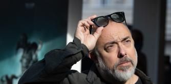 Álex de la Iglesia, esta mañana, en Sitges.