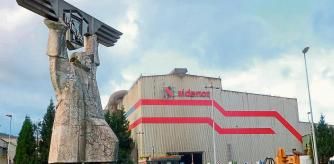 Planta de la empresa siderúrgica Sidenor en Basauri