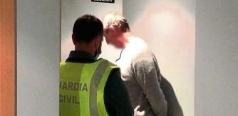 Momento de la detención del presunto autor de la muerte de un menor en Lardero GUARDIA CIVIL 29/10/2021