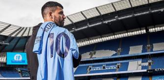 Con esta imagen se despedía el 'Kun' Agüero del Manchester City este verano