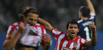 Junto a Forlán, formaron una pareja letal en el Atlético de Madrid