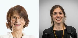 Esther Giménez Salinas (d) será la nueva Síndica de Greuges en sustitución de Rafael Ribó y Rosa Romà (i) como presidenta de la Corporació Catalana de Mitjans Audiovisuals