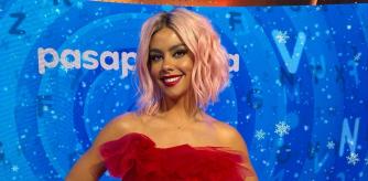 Cristina Pedroche con la peluca que llevó en 'Pasapalabra'