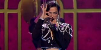 Chanel, durante su actuación en la final del Benidorm Fest