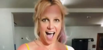 Britney en pleno 'workout' en Instagram.