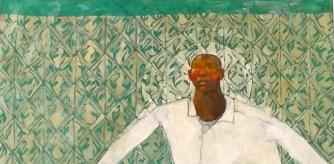 Man Sitting with Aura, obra de 2019 Olivia Mae Pendergast