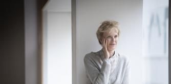Siri Hustvedt, fotografiada en Barcelona en el año 2019