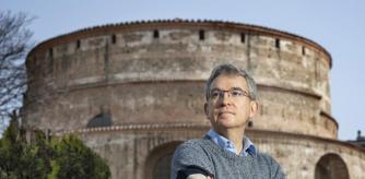 Santiago Posteguillo, en Tesalónica (Grecia)