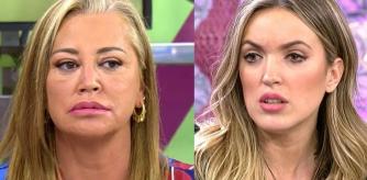 Belén Esteban y Marta Riesco protagonizan una monumental bronca en el exterior de Mediaset: “Las han tenido que separar”