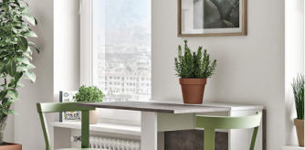 Mesa plegable salón