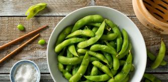 El edamame son habas de soja