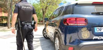 Unidad de policía en Sagunt