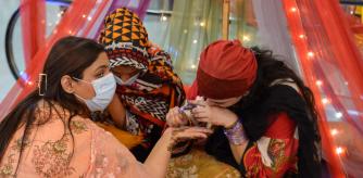 Preparativos para el fin del ramadán en Islamabad este 2022  (Photo by Farooq NAEEM / AFP)