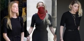 La actriz ha lucido el mismo vestido en las ocasiones que se ha enfrentado a su exmarido.