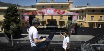 Preparativos para el festival de Pedralbes- mediciones de sonido