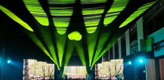 El público del Sónar+D espera la intervención de la artista Sougwen Chung