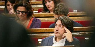 El diputat de Junts Francesc de Dalmases, al ple del Parlament
