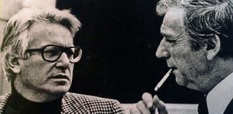 Jorge Semprún (izqda.) e Yves Montand. Foto de la portada de ‘Ivo y Jorge’, de Patrick Rotman.