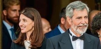 El rey Felipe, presidente del Tribunal Supremo, Carlos Lesmes, Ministra de Justicia Pilar Llop en la apertura del Año Judicial 2022/2023 estes miércoles en el Tribunal Supremo, en Madrid.