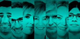 Los sietes consellers salientes de Junts