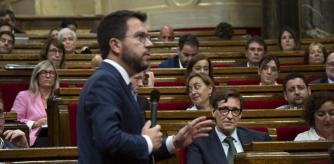 Comparecencia de Perer Aragonés por reestructuración de govern- Intervencion de Aragonés seguida por Salvador Illa