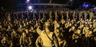 Unos 10.000 miembros de la Fuerza Armada y de la Policía Nacional Civil (PNC) fueron desplegados en el municipio populoso de Soyapango para 