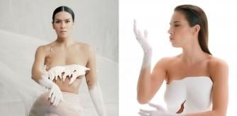 El look de Cristina Pedroche en las Campanadas 2022 y el de India Martínez en un videoclip de 2019