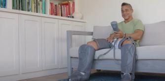 RENPHO Masajeador de Piernas, Compresión de Aire en Las Piernas Para Masaje de Los Pies, con Control Manual 6 Modos 4 Intensidades, Ayuda a Aliviar Los Dolores Edema, Regalo Dia de la Madre