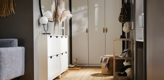 Soluciones de almacenaje para el recibidor de casa.